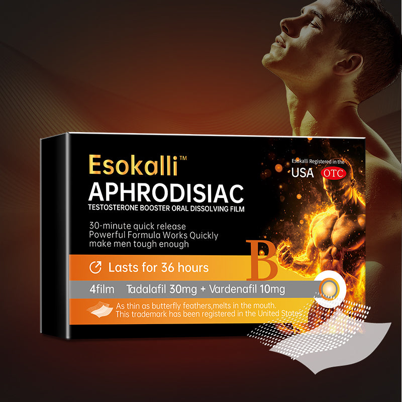 Esokalli Dual Action Oral Film - Fast Dissolving Men's Performance Support