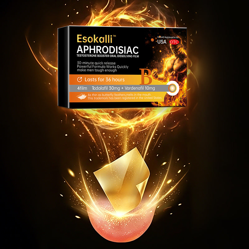 Esokalli Dual Action Oral Film - Fast Dissolving Men's Performance Support